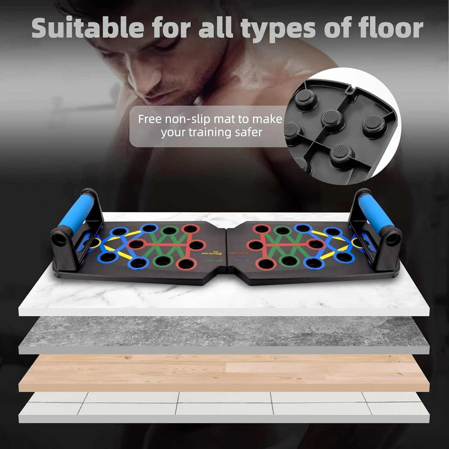 BuffBoard 24-in-1 Full Body Push Up Board