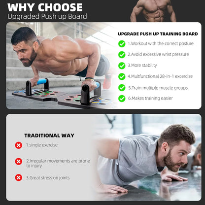 BuffBoard 24-in-1 Full Body Push Up Board